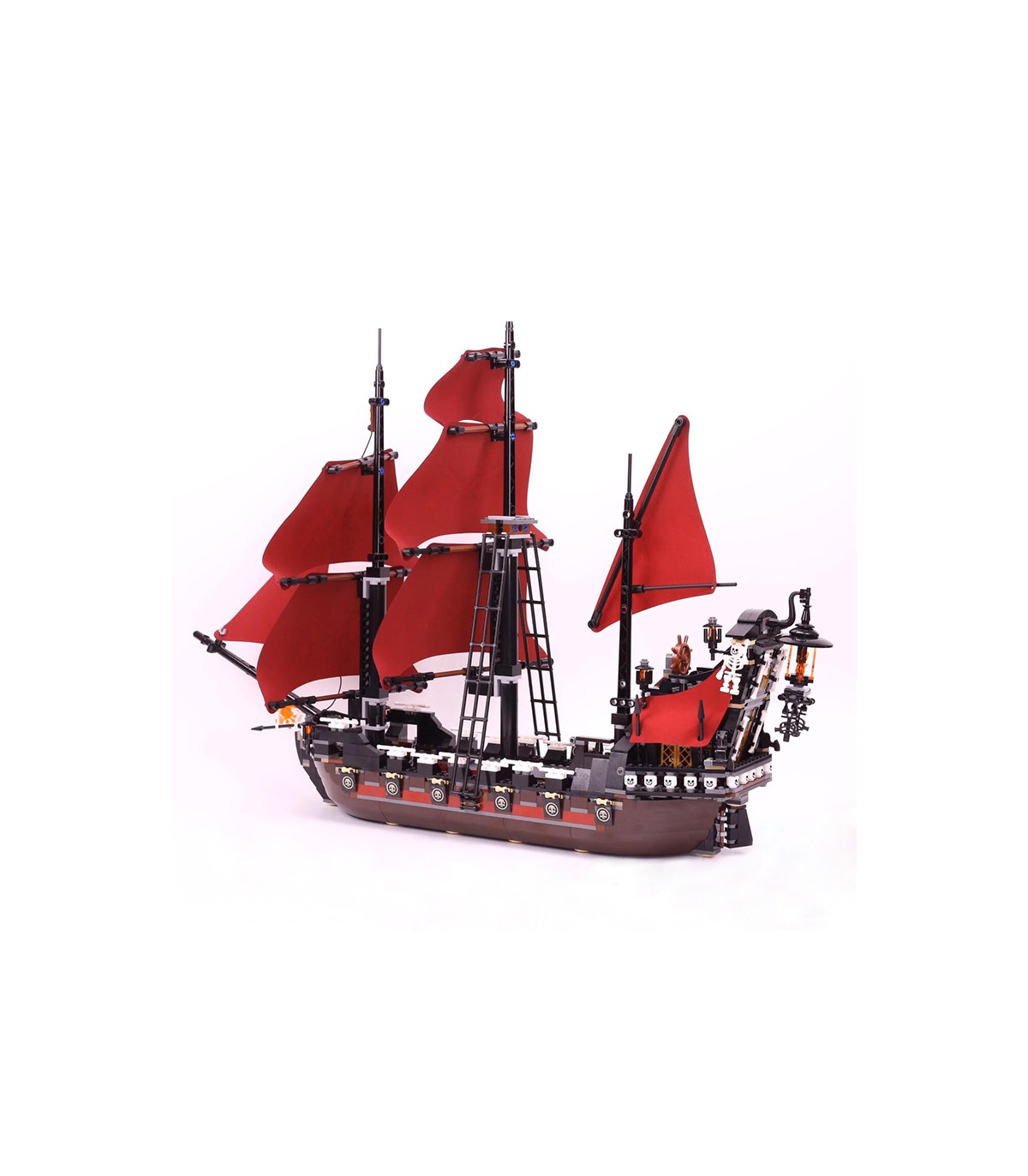 NEU Pirates of Caribbean Black Beard Bausteine Queen Anne's Revenge Spielzeug DE 
