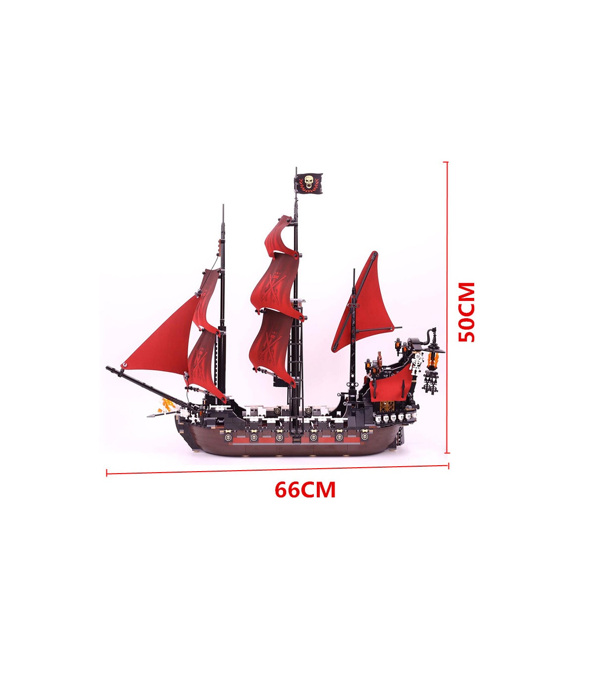 Ideas Pirates Of The Caribbean Queen Anne's Revenge Ship Building Blocks 70618 