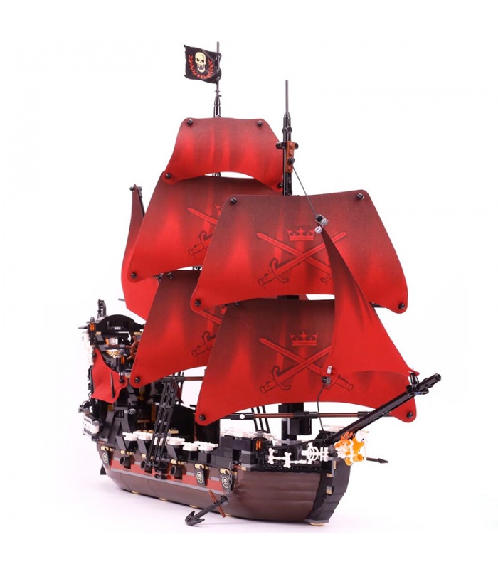 Custom Queen Anne's Revenge Pirates of the Caribbean Building Bricks Toy Set