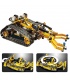 Personnalisé Technic Motorisé Bulldozer Compatible Briques De Construction, Jeu De 1384 Pièces