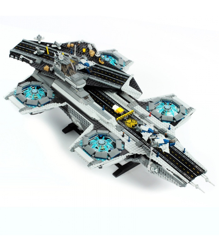 Custom Avengers The SHIELD Helicarrier 호환 건물 벽돌 장난감 세트 3057 조각