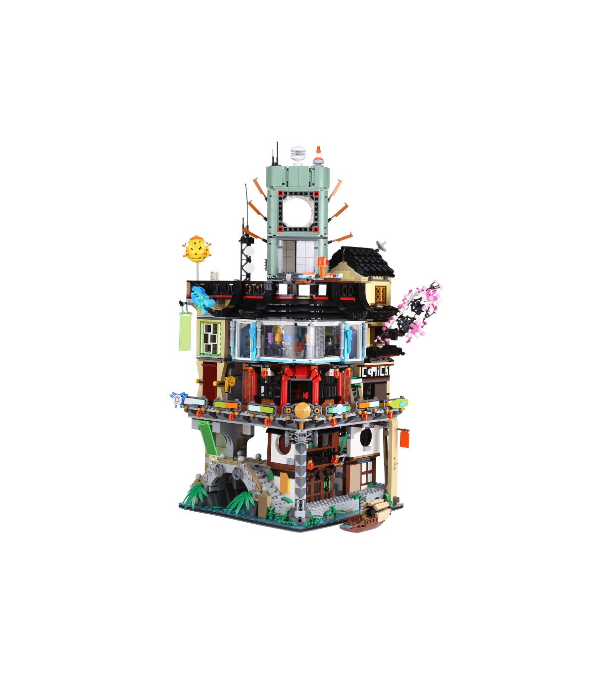 Benutzerdefinierte Ninja City kompatible Bausteine Spielzeug Set 4953 Stück