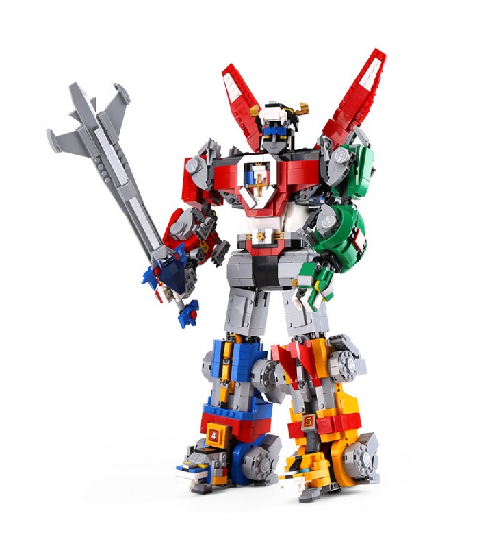 Benutzerdefinierte Ideen Voltron Mech kompatible Bausteine Spielzeug Set 2600 Stück