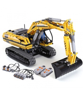 Custom Technic Motorized Excavator Building Bricks Toy Set 1123 Pieces