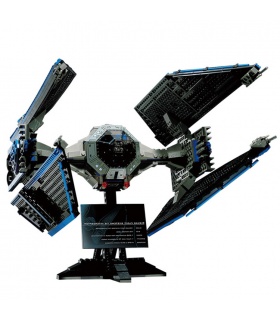 Custom Star Wars TIE Interceptor Building Bricks Toy Set