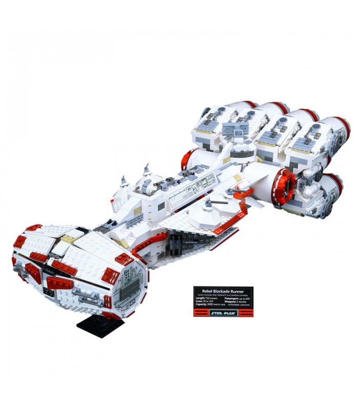 Personalizado Rebel Blockade Runner Star Wars Compatible Edificio De Ladrillos De Juguete Set De 1748 Piezas