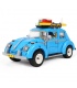 Custom Volkswagen Beetle Vehicles Compatible Building Bricks Set 1193 Pieces