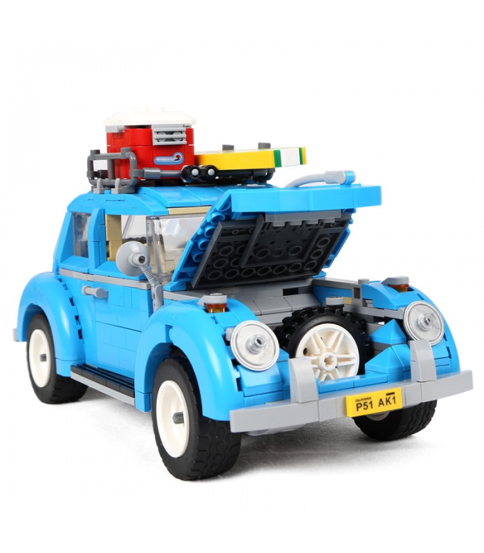 Custom Volkswagen Beetle Vehicles Compatible Building Bricks Set 1193 Pieces