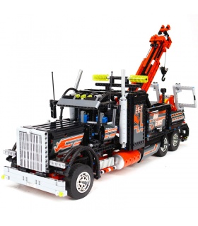 Custom Technic Tow Truck Building Bricks Set 1877 Pieces