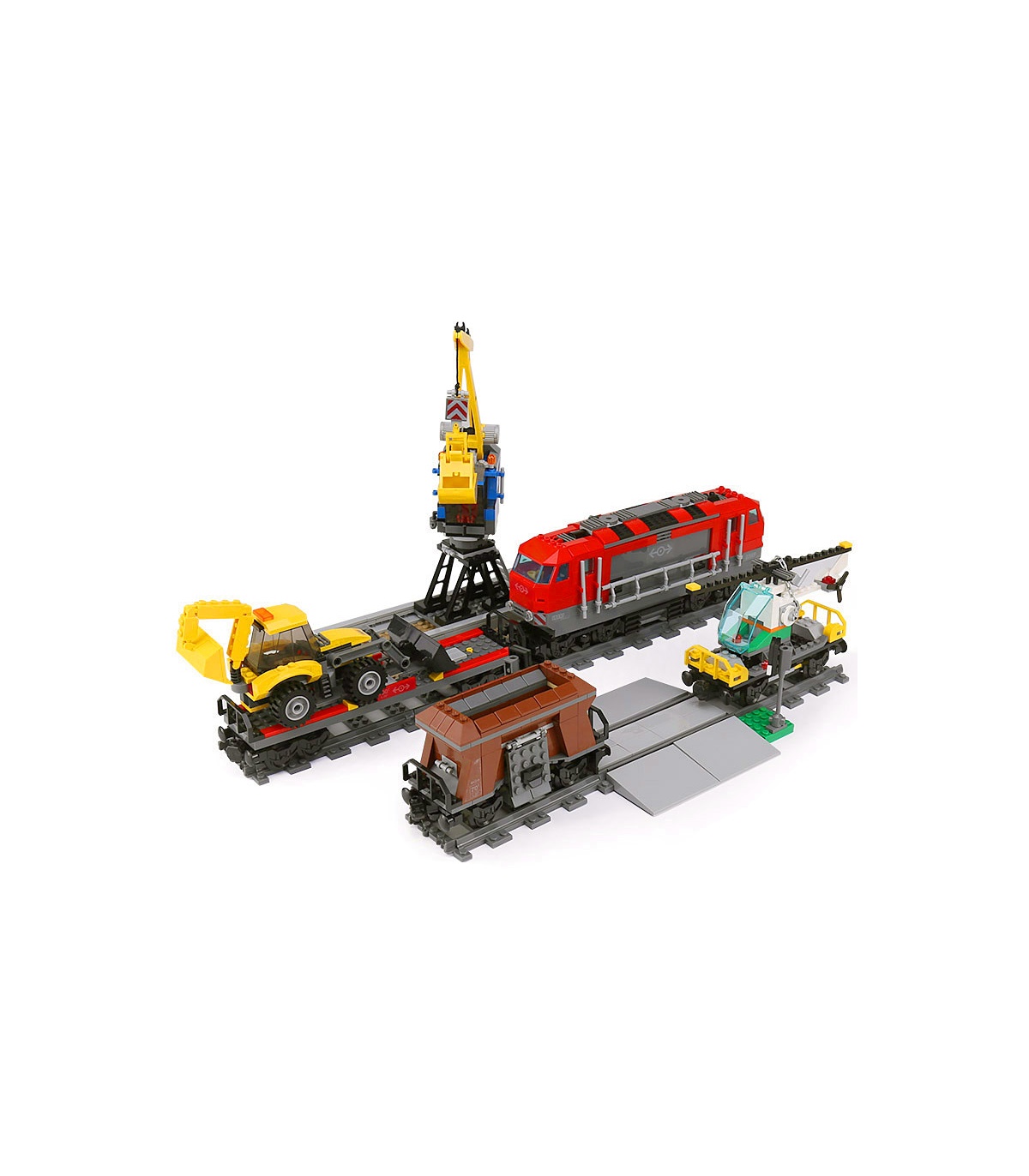Custom Heavy-Haul Train Compatible Building Bricks Set 1033 Pieces 
