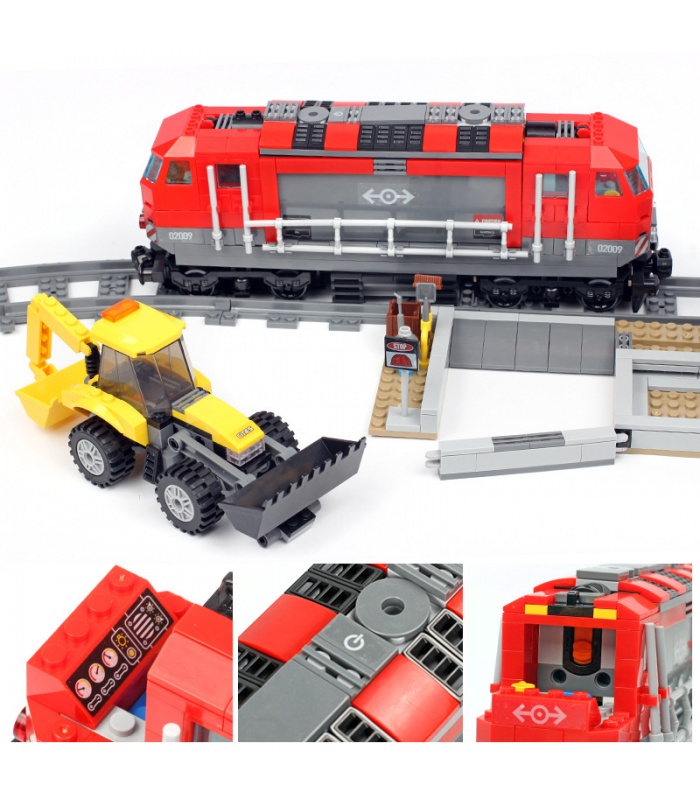 La Coutume De Transport Lourd Train Compatible Briques De Construction, Jeu De 1033 Pièces