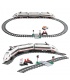 Custom High-Speed Passenger Train Building Bricks Set 610 Pieces