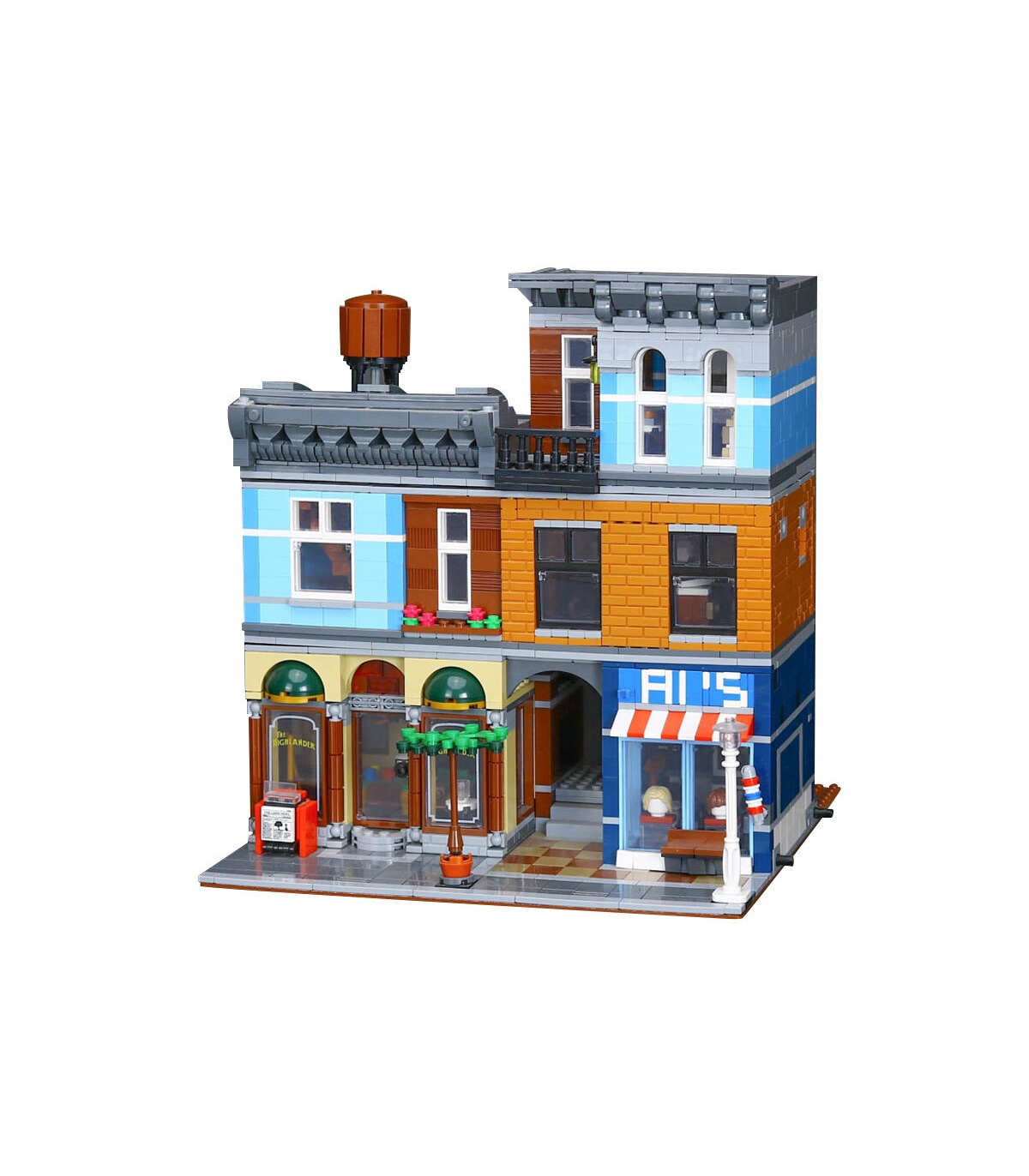 2344PCS Creator Detective Agency Office Building Blocks Bricks Model Figure 