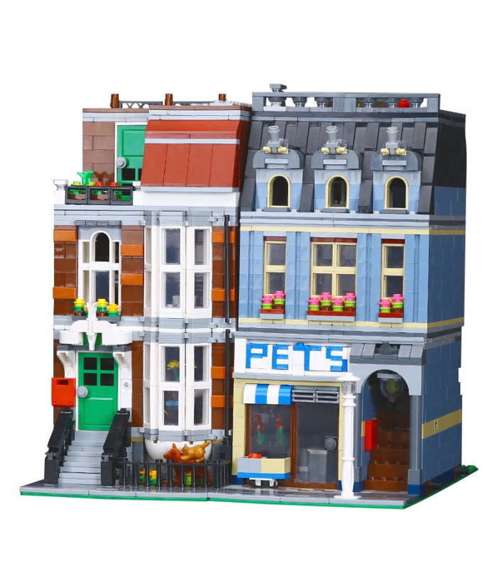 Benutzerdefinierte Creator Expert Pet Shop Kompatible Bausteine Set 2128 Stück