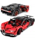 Kundenspezifisches rotes Bugatti Chiron kompatibles Baustein-Spielzeugset