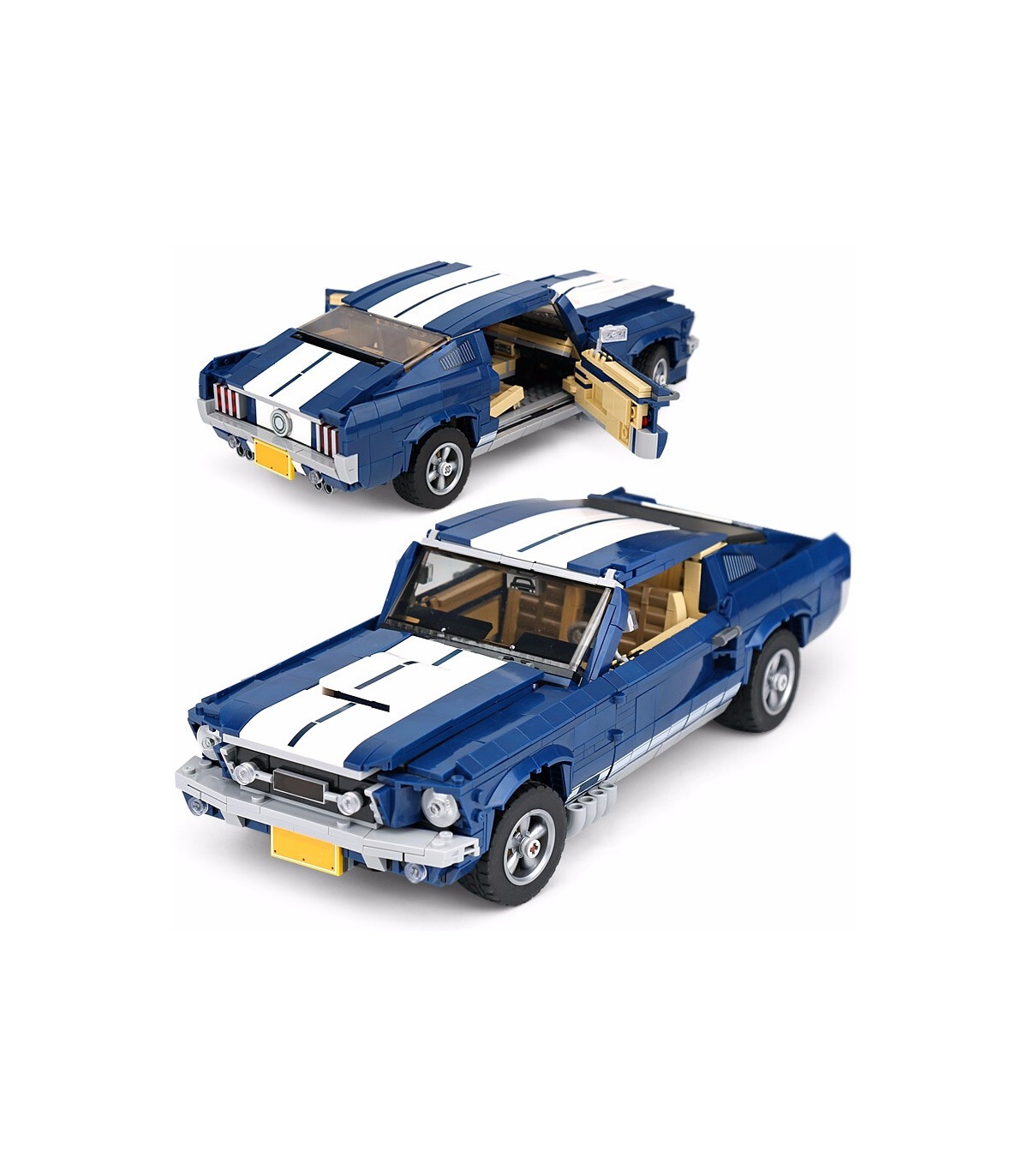 Custom Ford Mustang GT Creator Expert Building Bricks Toy Set