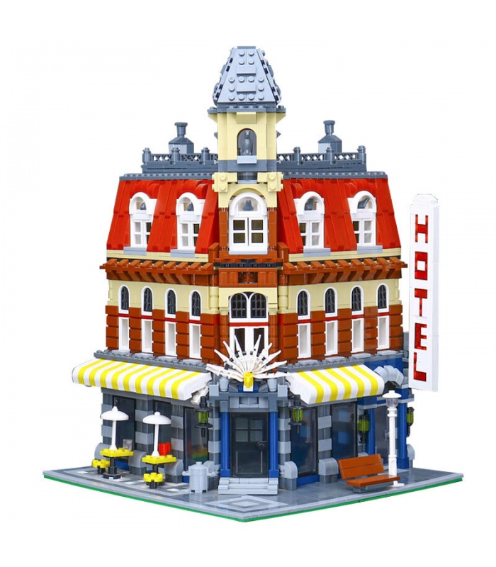 Custom Cafe Corner Compatible Building Bricks Toy Set 2133 Pieces
