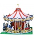 Benutzerdefinierter Schöpfer Experte Messegelände Grand Carousel Bausteine Spielzeug Set 3263 Stück