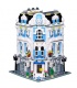 Custom MOC International Sunshine Hotel Building Bricks Toy Set