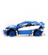 Custom MOC Blue Hatchback Type R Building Bricks Toy Set 640 Pieces