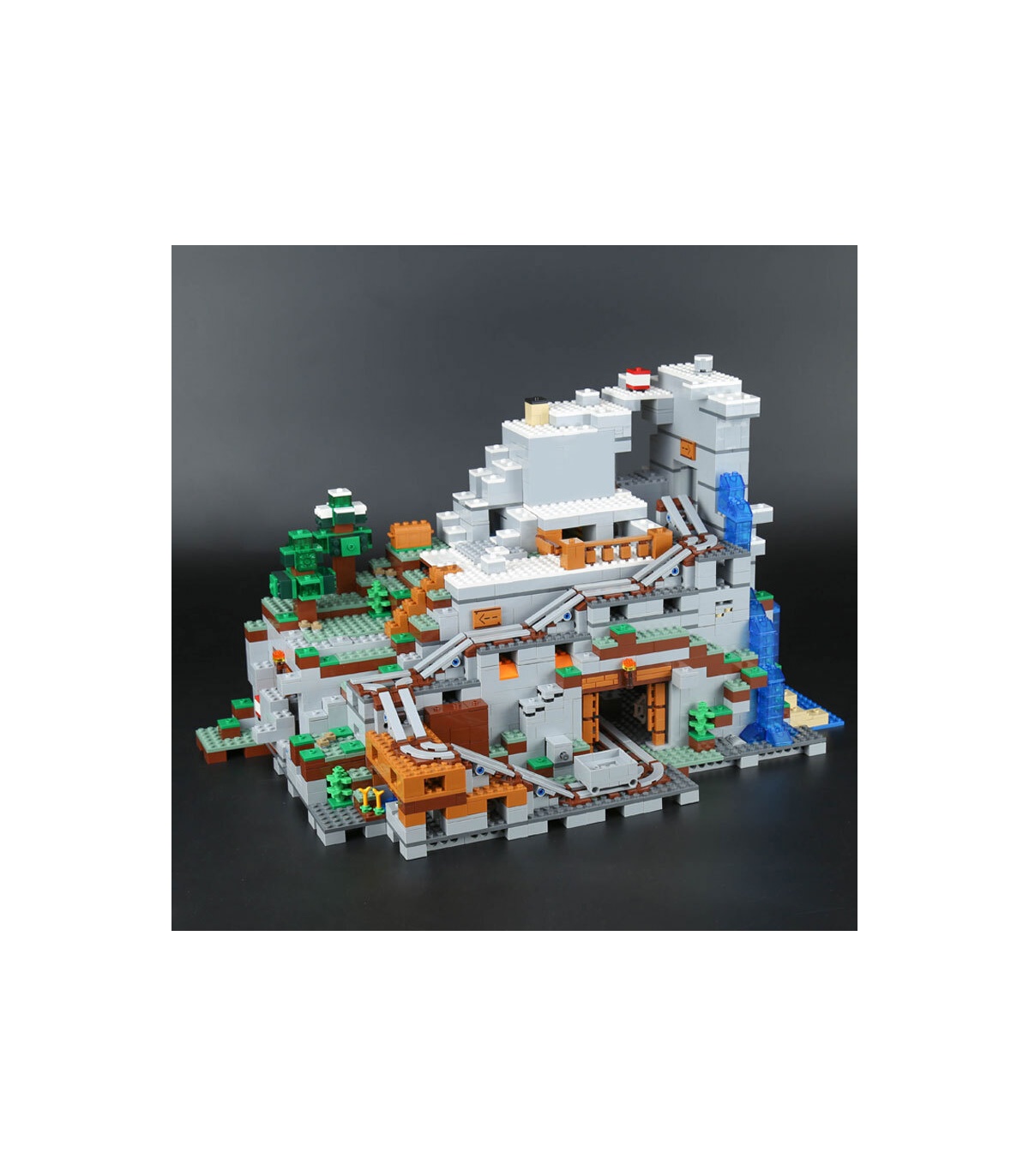 la cueva de la montaña lego minecraft