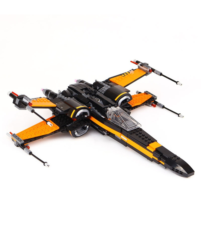 Custom Star Wars Poe's Xwing Fighter Building Bricks Toy Set 784