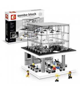 SEMBO SD6900Apple Store光ビルブロック玩具セット