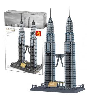 WANGE Architektur Petronas Twin Towers 5213 Bausteine Spielzeugset