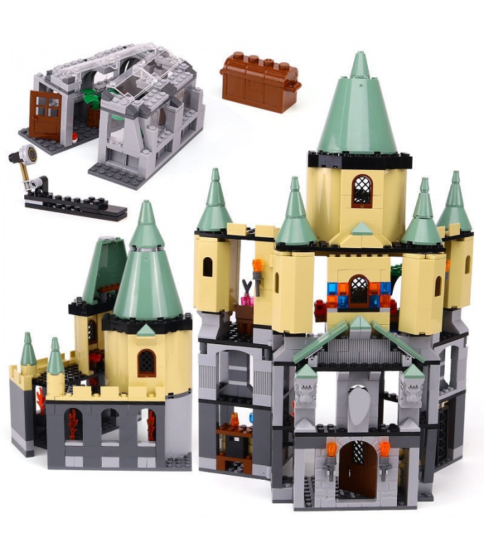 カスタム16029Hogwarts城の建物の煉瓦玩具セット