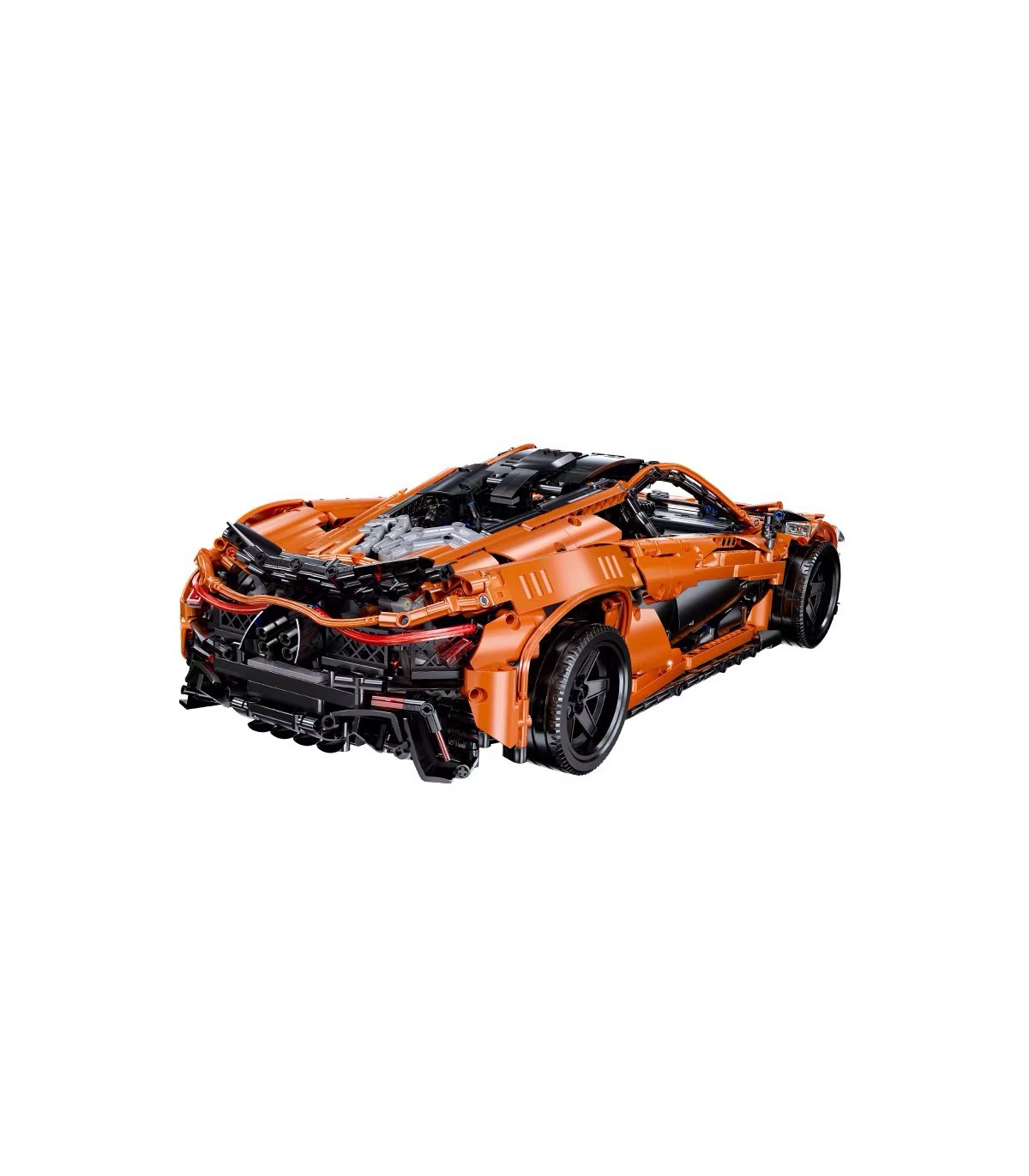 Metallic orange maclaren p1 sports car on Craiyon