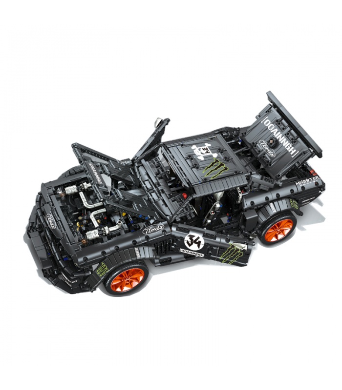 Benutzerdefinierte Technik Ford Mustang Hoonicorn Bausteine Spielzeug Set 3168 Stück