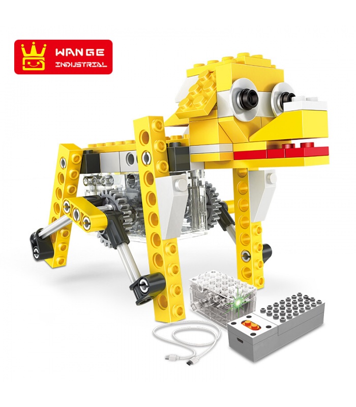 WANGE Robotique Animal Mécanique Chiot 1201 Blocs de Construction Jouets Jeu