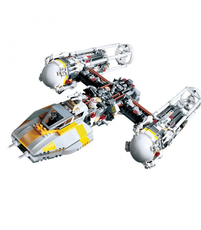 Custom Star Wars Y-wing Attack Starfighter Building Bricks Toy Set
