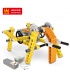 WANGE Robotique Animal Éléphant Mécanique, 1202 Blocs de Construction Jouets Jeu