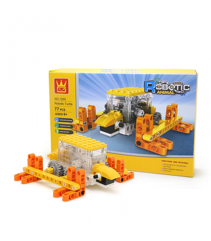 WANGE Robotic Animal Mechanical Tortoise 1203 Building Blocks Toy Set