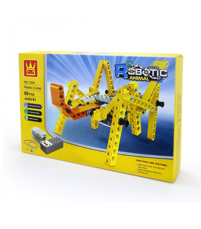 WANGE Robotique Animal Mécanique de la Tortue, 1204 Blocs de Construction Jouets Jeu