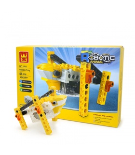 WANGE роботизированных животных механические лягушка 1205 строительные блоки игрушка комплект