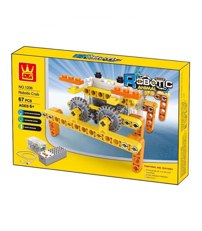 WANGE Robotic Animal Mechanical Crab 1206 Building Blocks Toy Set