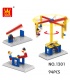 WANGE Génie Mécanique Carrousel 1301 Blocs de Construction Jouets Jeu