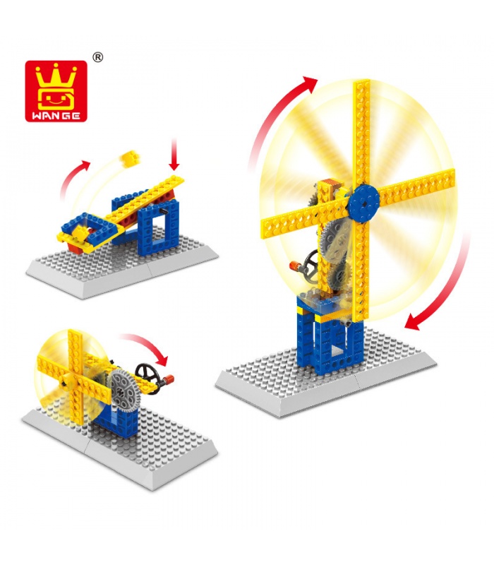 WANGE Maschinenbau Windmühle 1302 Bausteine Spielzeugset