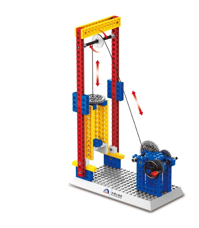 WANGE Mechanical Engineering Lift 1304 Building Blocks Toy Set