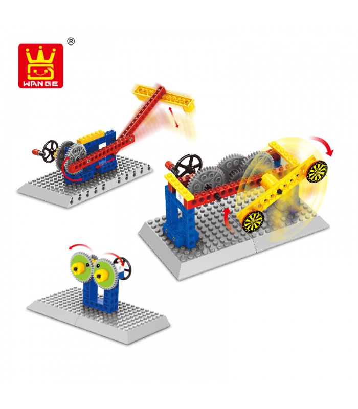 WANGE Mechanical Engineering 1301-1304 Set of 4 Building Blocks Toy Set