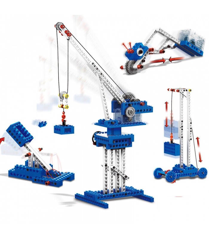 WANGE Power Machinery Crane 1402 Building Blocks Toy Set