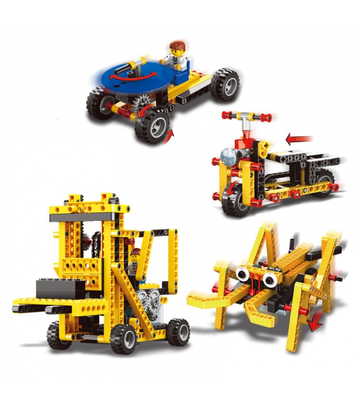 WANGE Power Machinery Forklift 1403 Building Blocks Toy Set