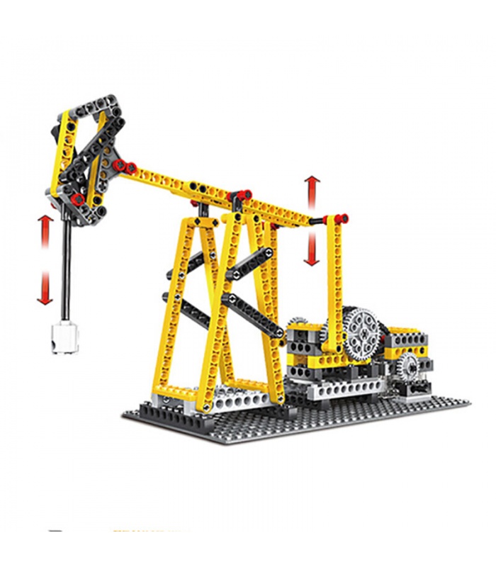 WANGE Power Machinery Beam Pumping Unit 1406 Building Blocks Toy Set