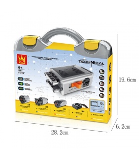 WANGE Power Machinery Steam Battery Motors Kit 1501 Building Blocks Toy Set