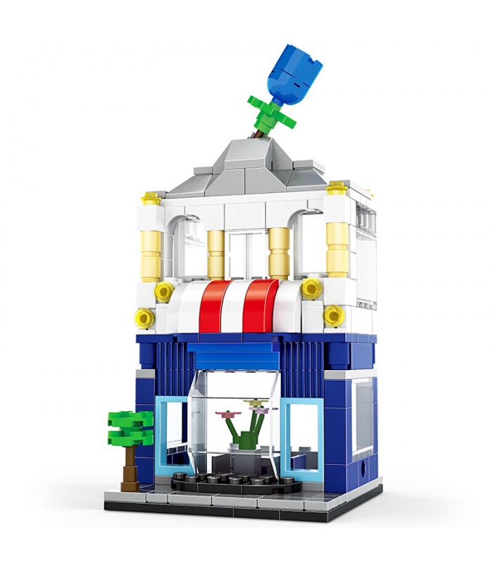 WANGE Street View Boutique de Fleurs 2310 Blocs de Construction Jouets Jeu