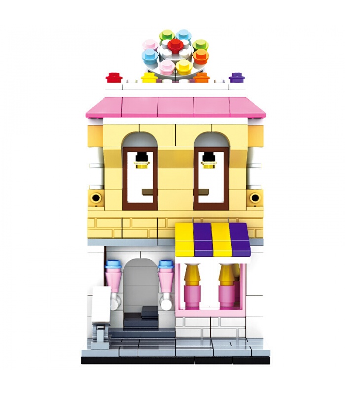 WANGE Street View Cake Shop 2311 Building Blocks Toy Set