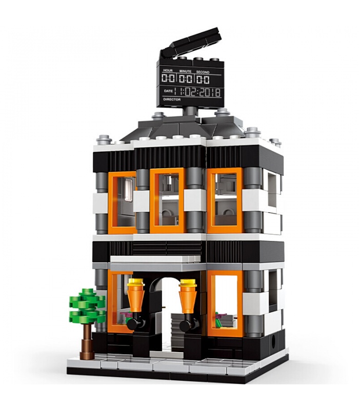 WANGE Street View Cinema 2314 Building Blocks Toy Set