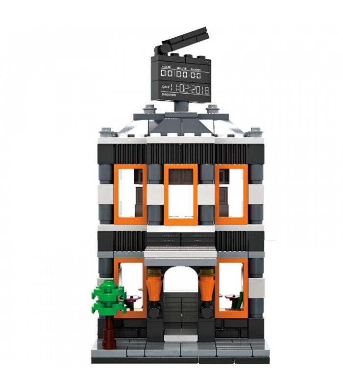 WANGE Street View Cinema 2314 Building Blocks Toy Set